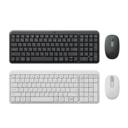 【蝦皮直營】Logitech 羅技 MK250 無線藍牙鍵鼠組 石墨黑/珍珠白